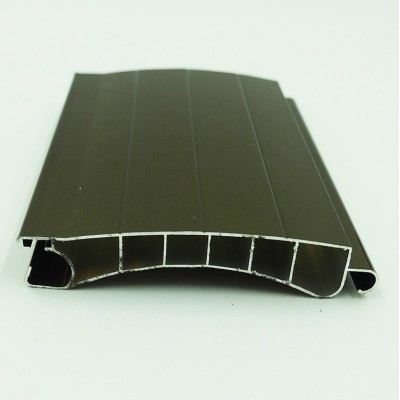 Bright surface 6063 alloy aluminium roller shutter profiles